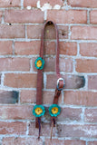 Leather Flower Headstall