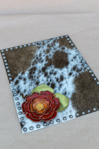 9 x 12 Cowhide Centerpiece