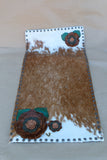 12 x 25 Cowhide Centerpiece