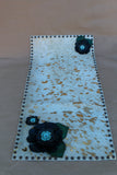 12 x 25 Cowhide Centerpiece